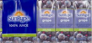 S/RYPE GRAPE 100% JCE 200ML