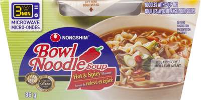 NONG SHIM HOT/SPICY NDLE BOWL