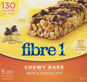 GM FIBER1 OATS & CHOC BAR
