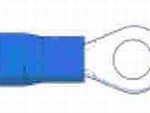 RING WIRING TERMINAL BLUE 1/4-IN