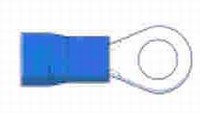 RING WIRING TERMINAL BLUE 1/4-IN