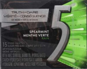 WRIGLEY 5 RAIN OTC GUM