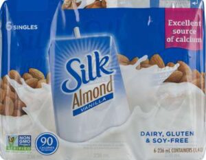 SILK ALMND VANILLA 6PK