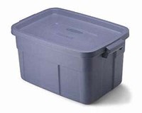 ROUGHNECK STORAGE TOTE BLUE 53-L