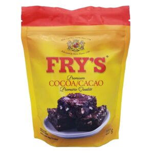 Fry's Premium Cocoa Powder 227g bag — new packaging