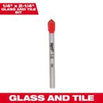 Glass and Tile Bit 1/4-In