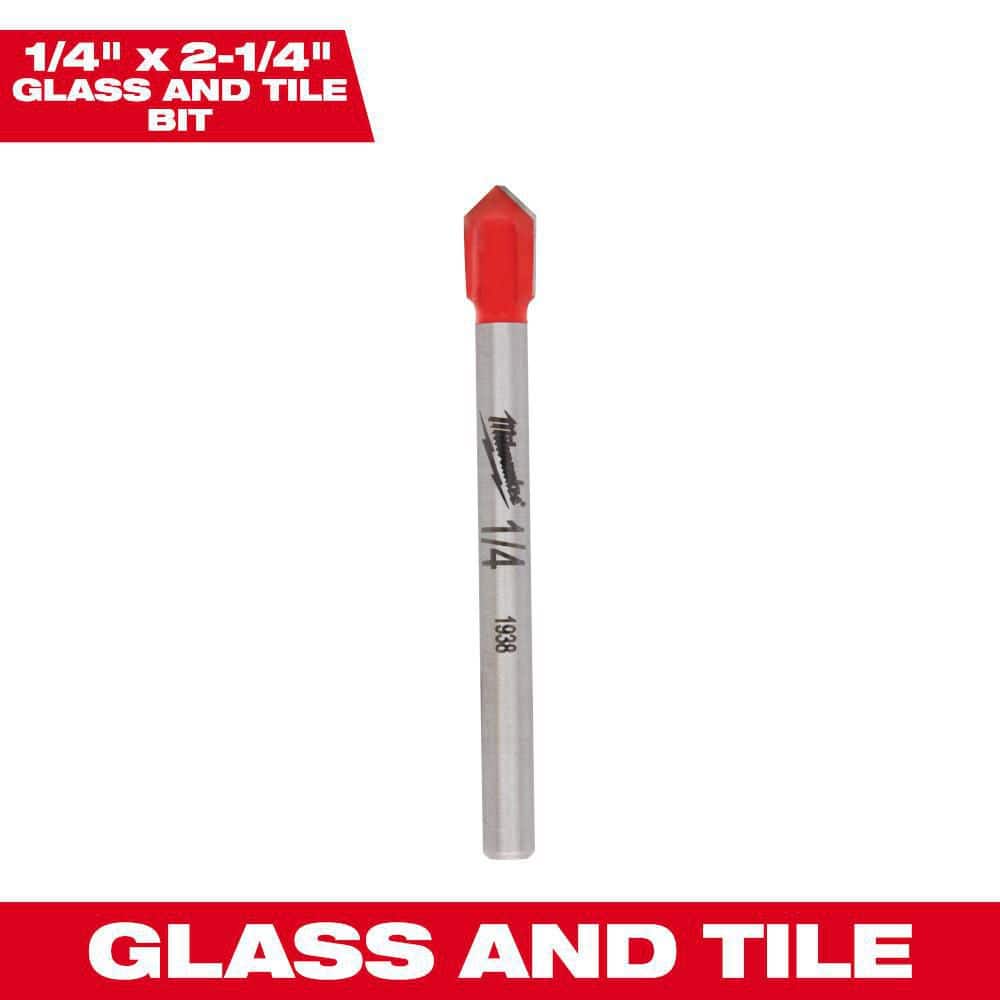 Glass and Tile Bit 1/4-In