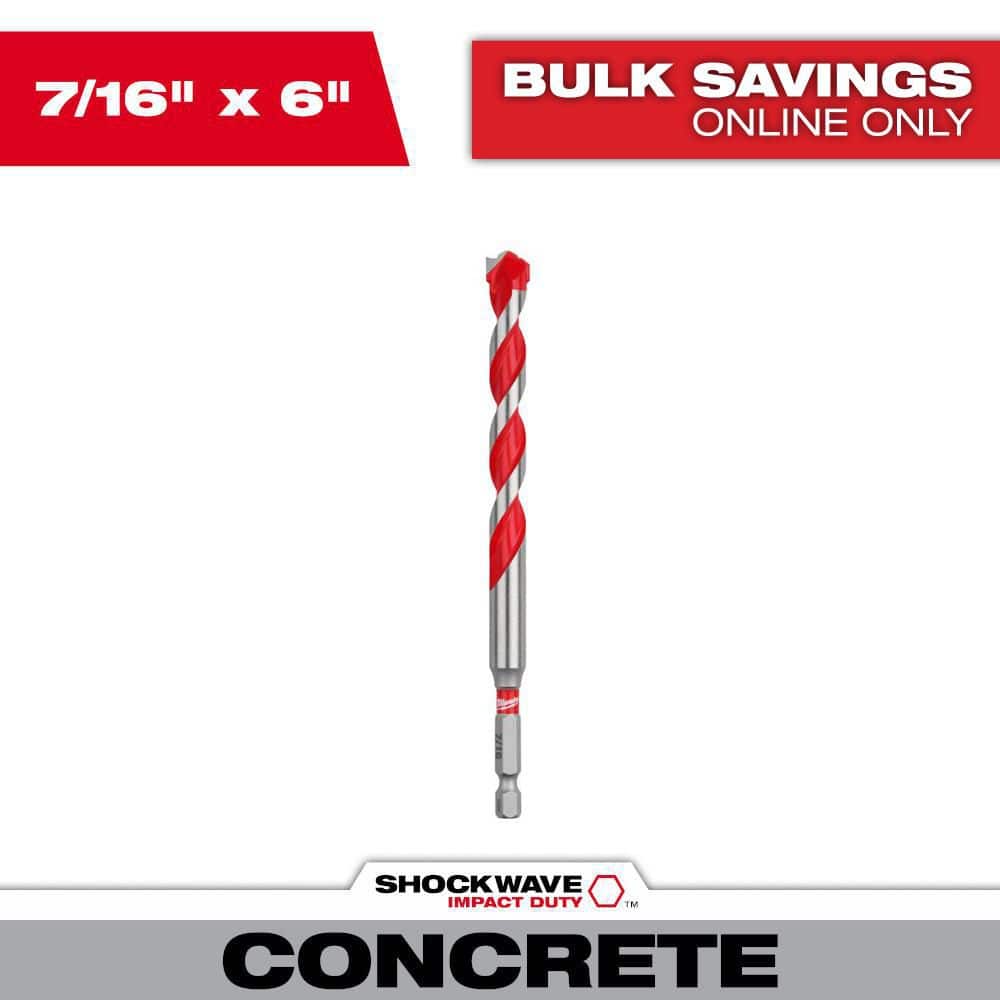 Hammer Drill Bit 7/16 x 4 x 6-In